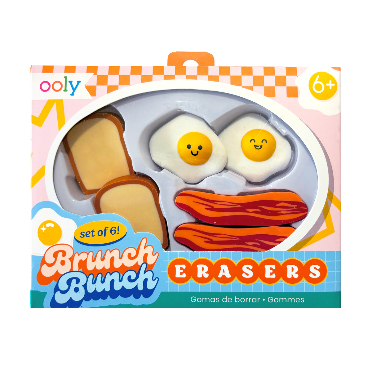 Brunch Bunch Breakfast Erasers