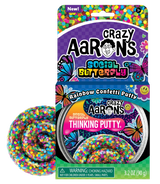 Crazy Aaron's Thinking Putty 4" Tin - Social Butterfly FINAL SALE