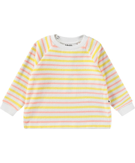 Molo Dora Pullover - Sun Melon Stripe
