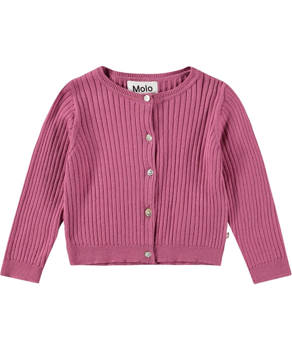 Molo Gabby Cardigan - Dark Rose FINAL SALE