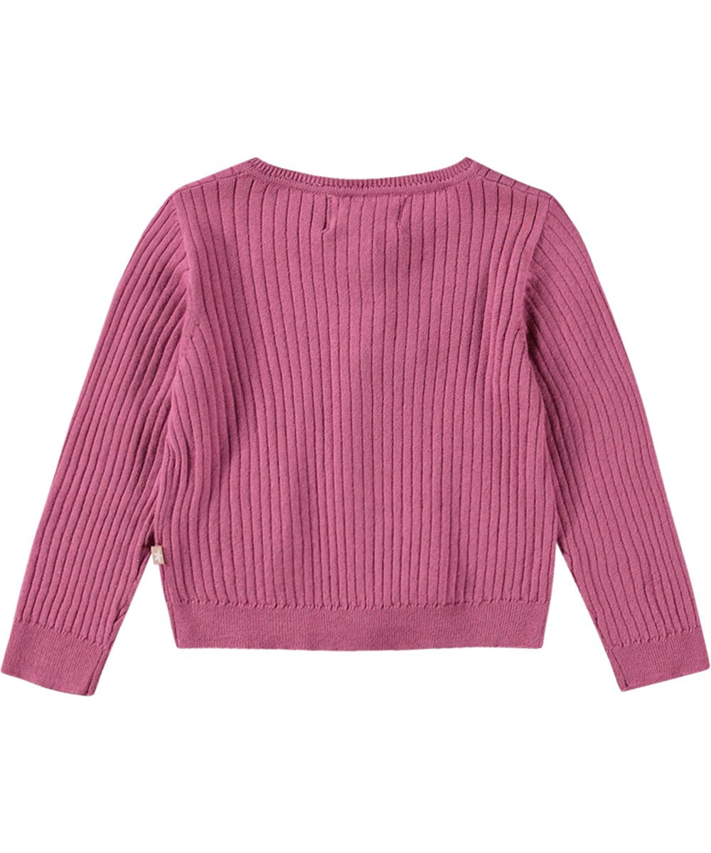 Molo Gabby Cardigan - Dark Rose FINAL SALE