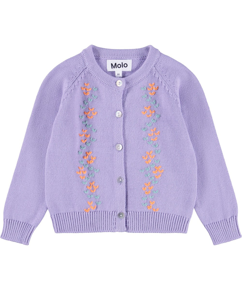 Molo Gilli Cardigan - Faded Purple