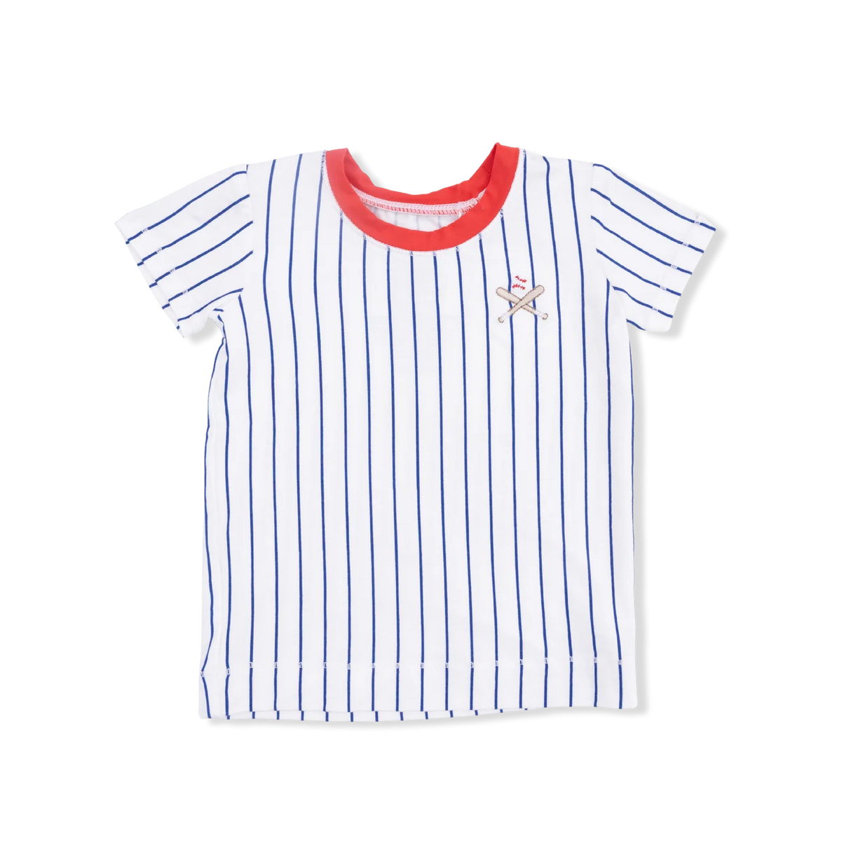 Short Lounge Set - Baseball Stripe