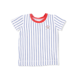 Short Lounge Set - Baseball Stripe