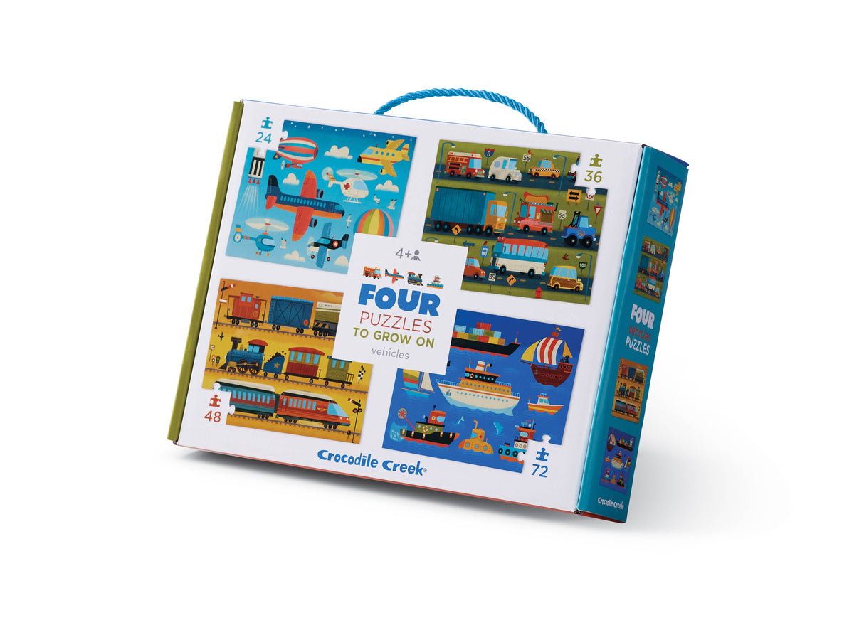 Four Puzzles - Vehicles