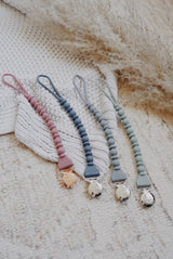 Sweetie Strap Pacifier Clip - Blue Beaded