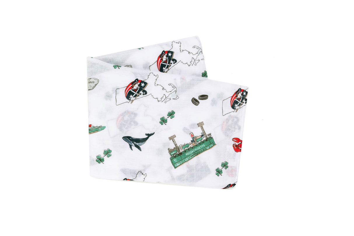 Muslin Swaddle - Massachusetts