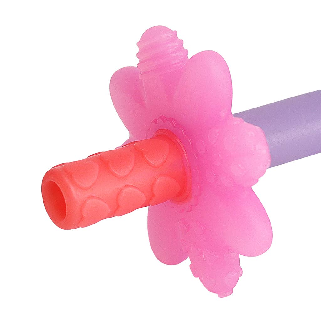 Teensy Tubes Teether - Pink Rainbow