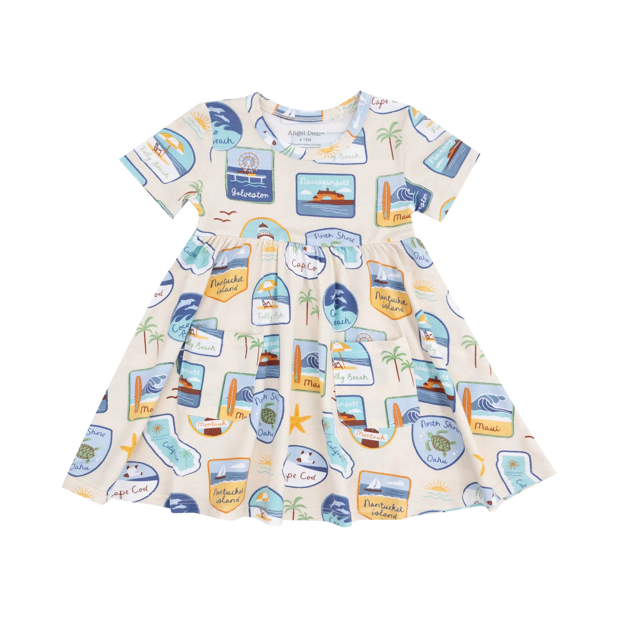Twirly Dress - Beach Patches