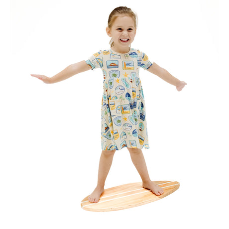 Twirly Dress - Beach Patches
