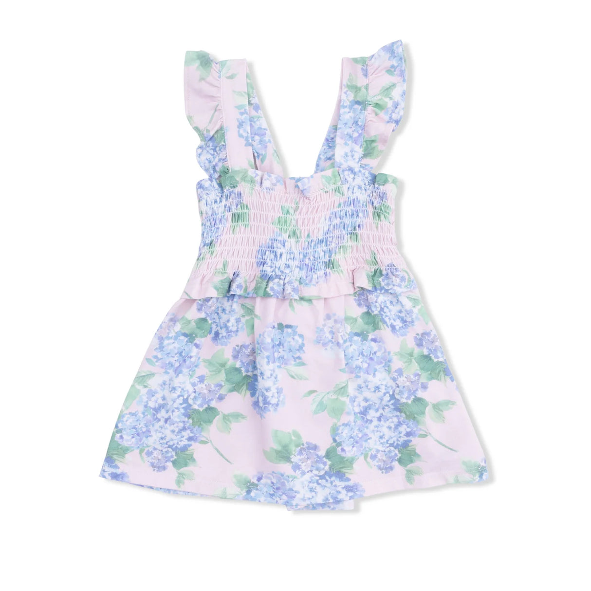 Smocked Top and Bloomer - Hydranegeas