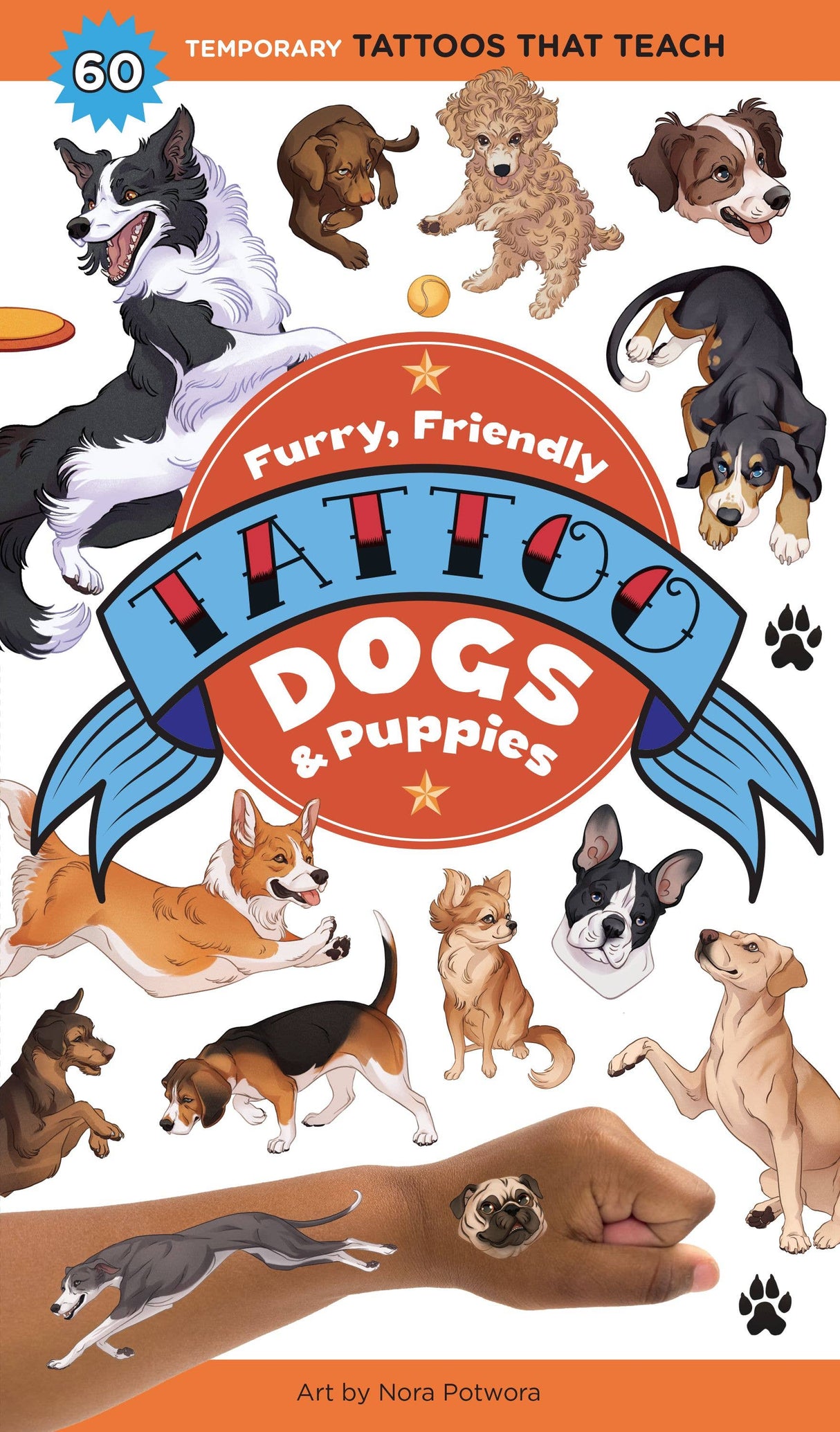 Temporary Tattoos - Furry, Friendly Dogs & Puppies
