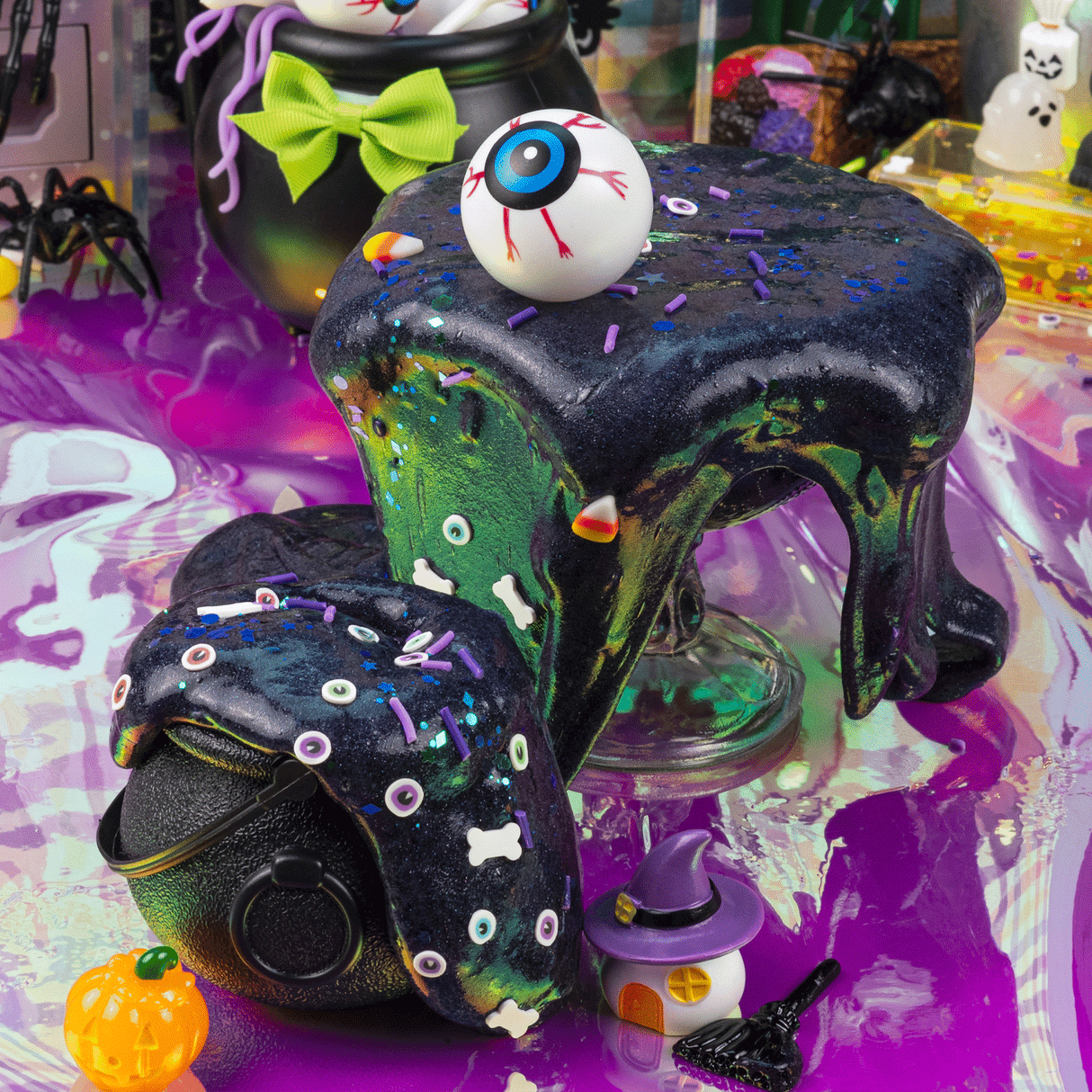 Kawaii Slime - Spooky Stew Goo Glitter Slime