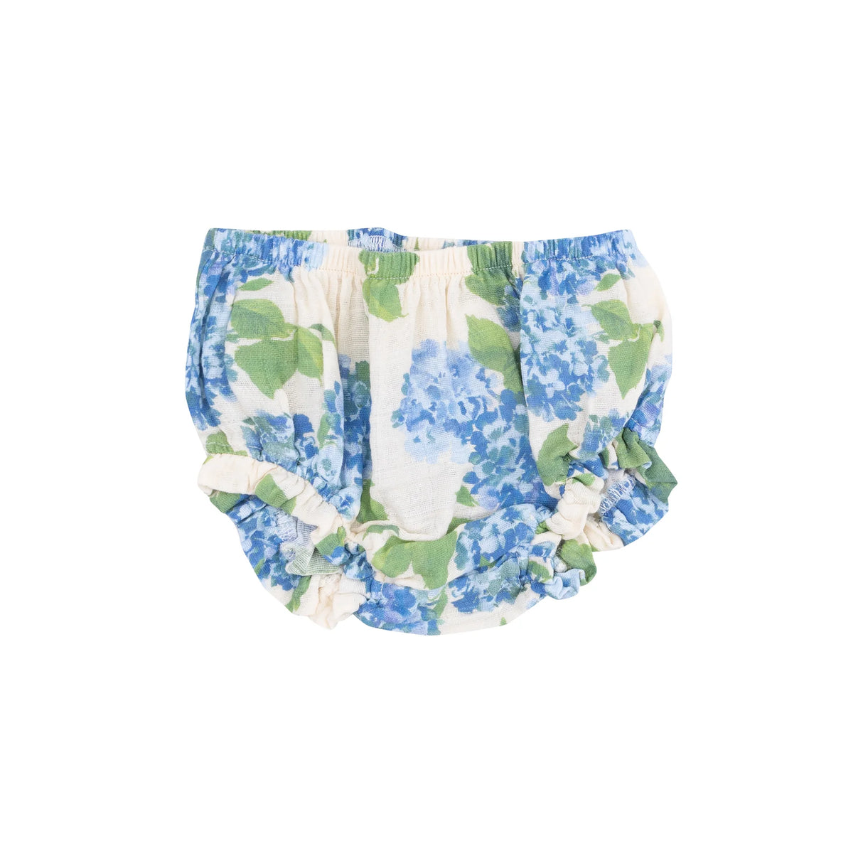 Ruffle Strap Top and Bloomer - Watercolor Hydrangeas