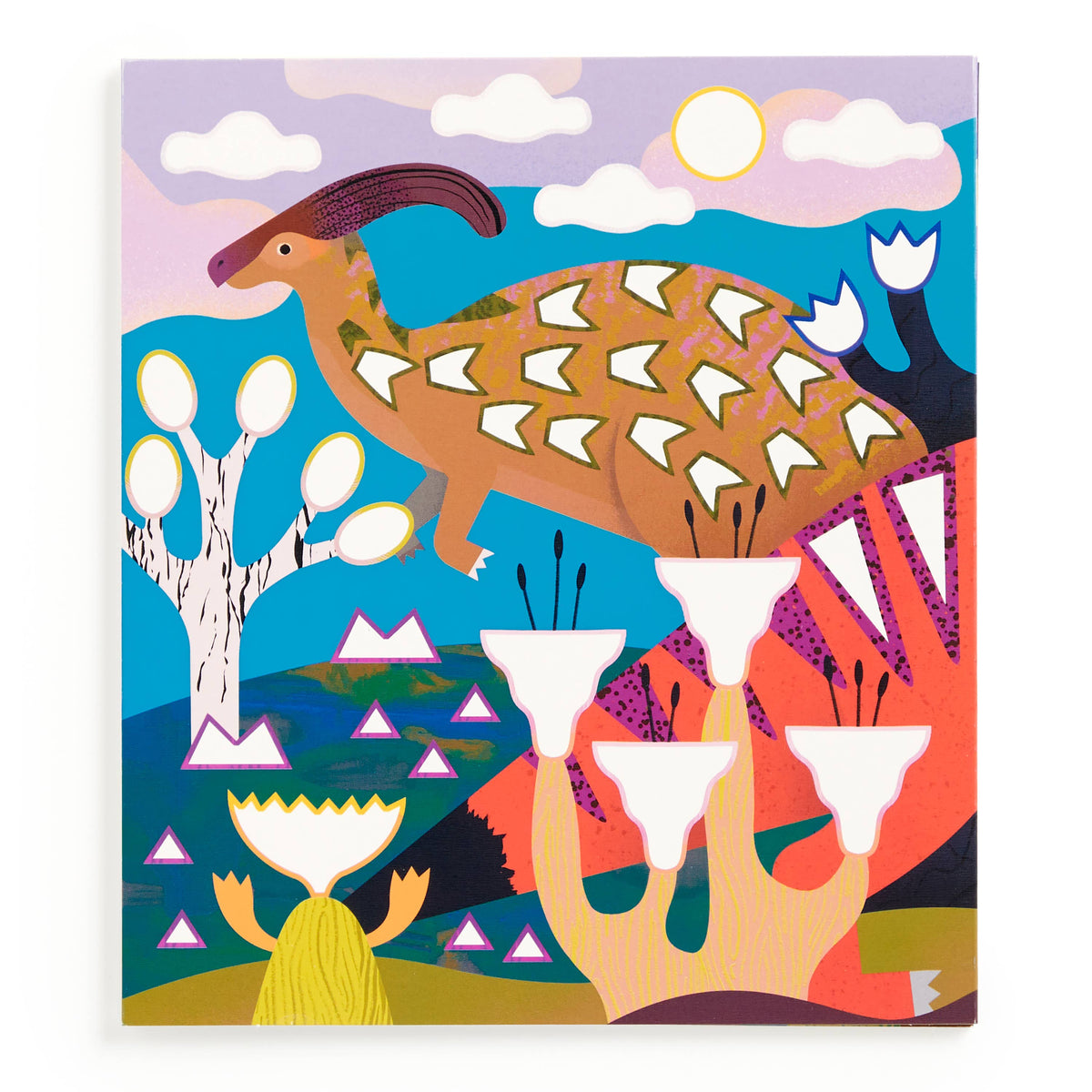 Sticker Sparkle Poster Activity Kit - Dinosaur Land