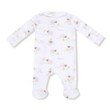 Peter Pan Zip Footie - Just Hatched Pink