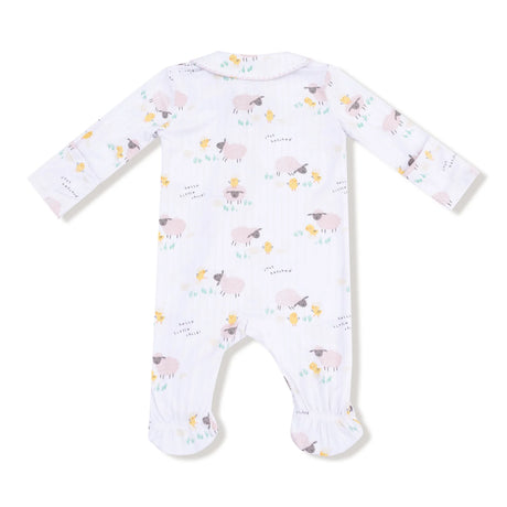Peter Pan Zip Footie - Just Hatched Pink