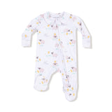 Peter Pan Zip Footie - Just Hatched Pink