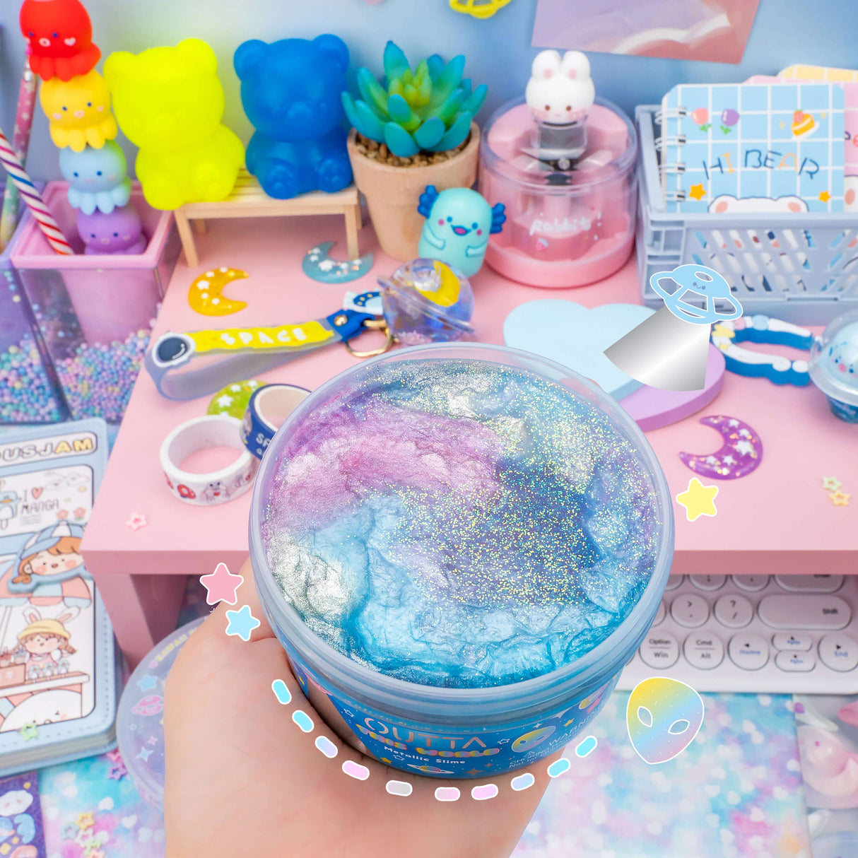 Kawaii Slime - Outta This World Metallic Slime