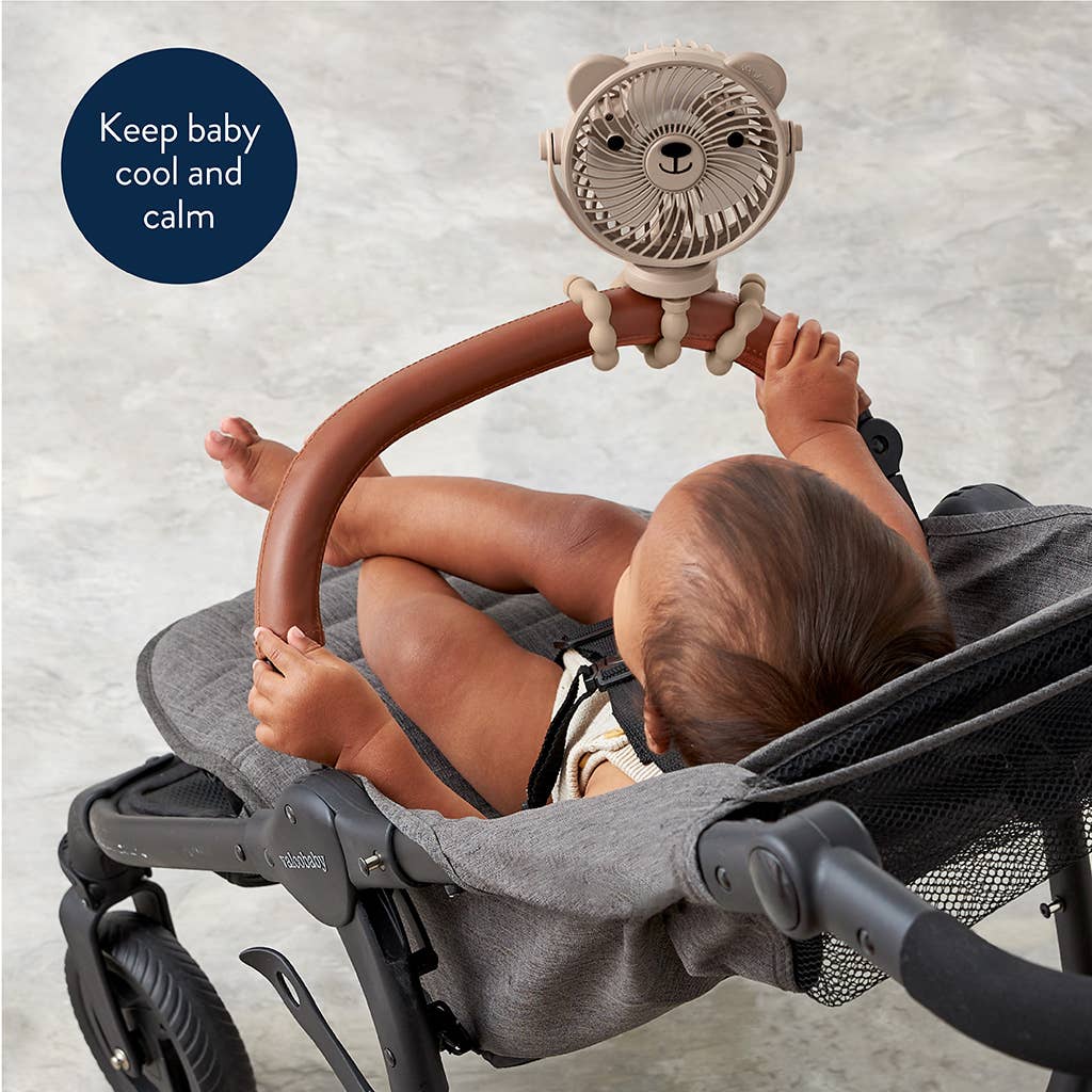 Itzy Breeze 3-Speed Stroller Fan - Pink