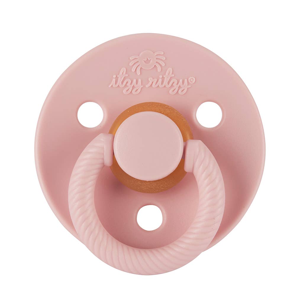 Itzy Soother Natural Rubber Paci Set - Harbor + Coast