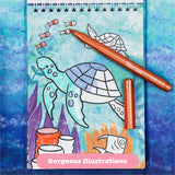 Shimmer Coloring Set - Sea Life