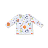 Long Sleeve Henley - Sports Ball Friends