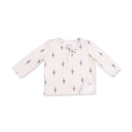 Long Sleeve Henley and Joggers - Lightning Bolt