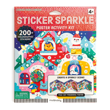 Sticker Sparkle Poster Activity Kit - Christmas Cheer