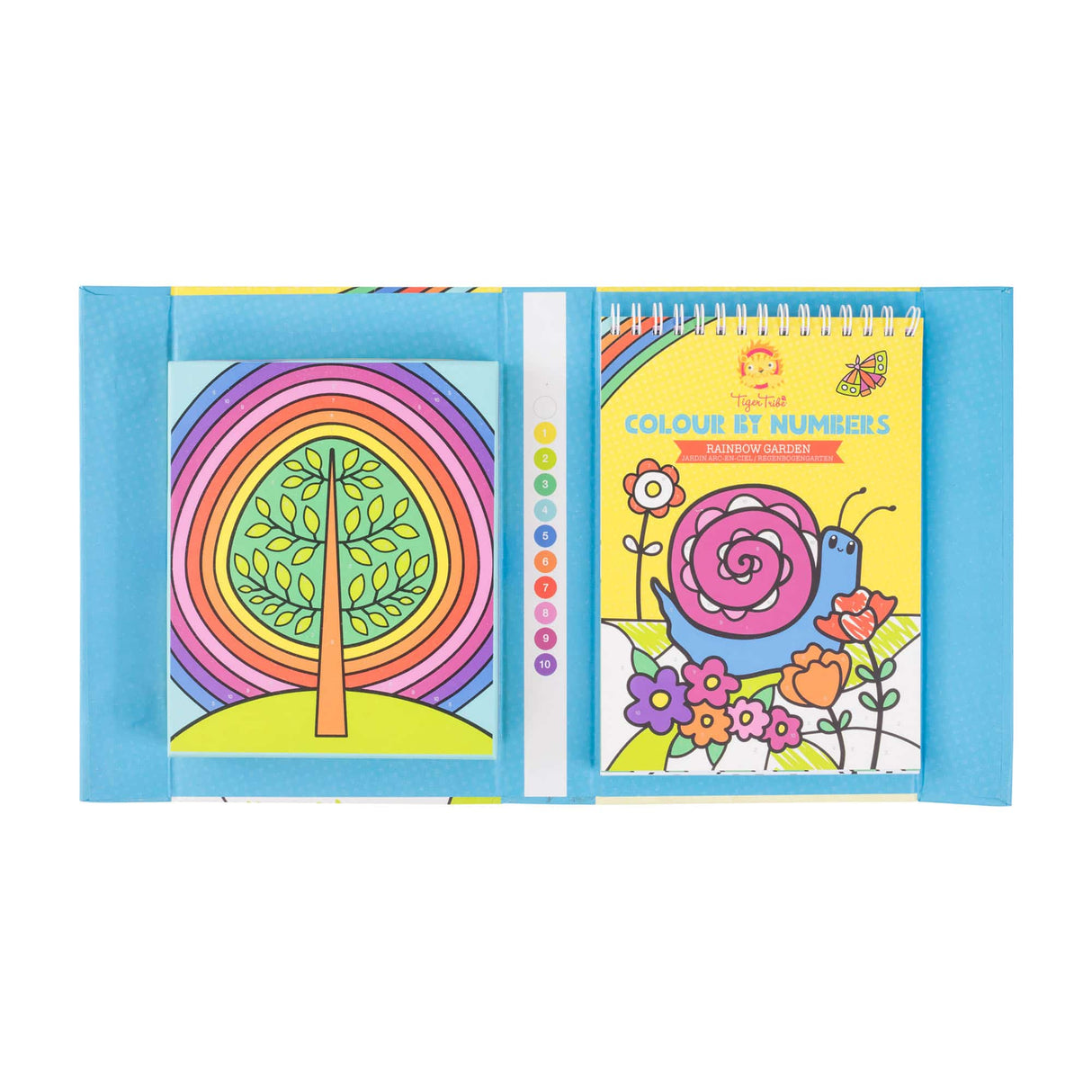 Color By Number - Rainbow Garden