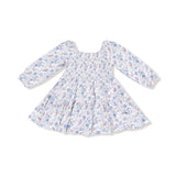 Long Sleeve Smocked Dress - Country Girl Floral