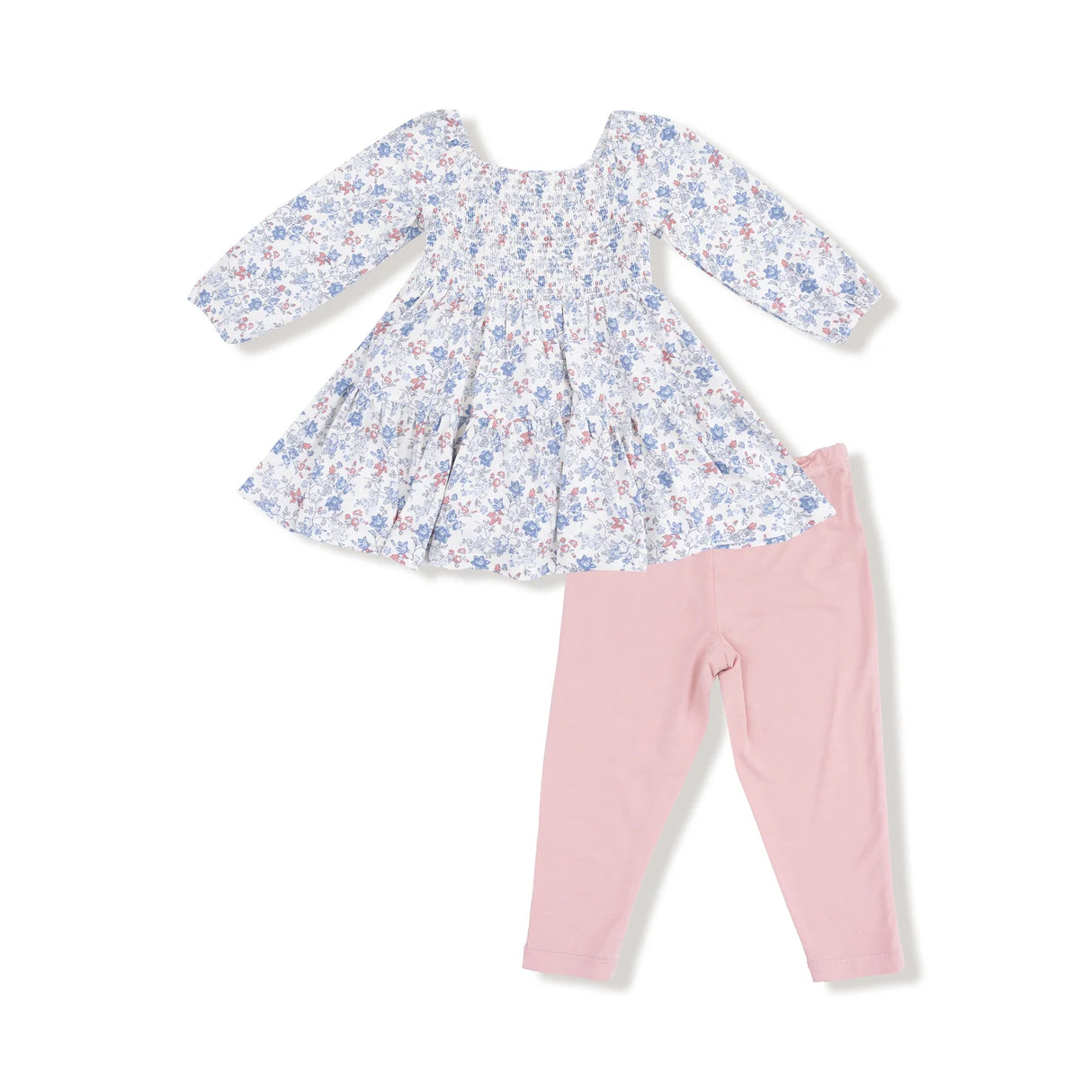 Long Sleeve Smocked Dress - Country Girl Floral