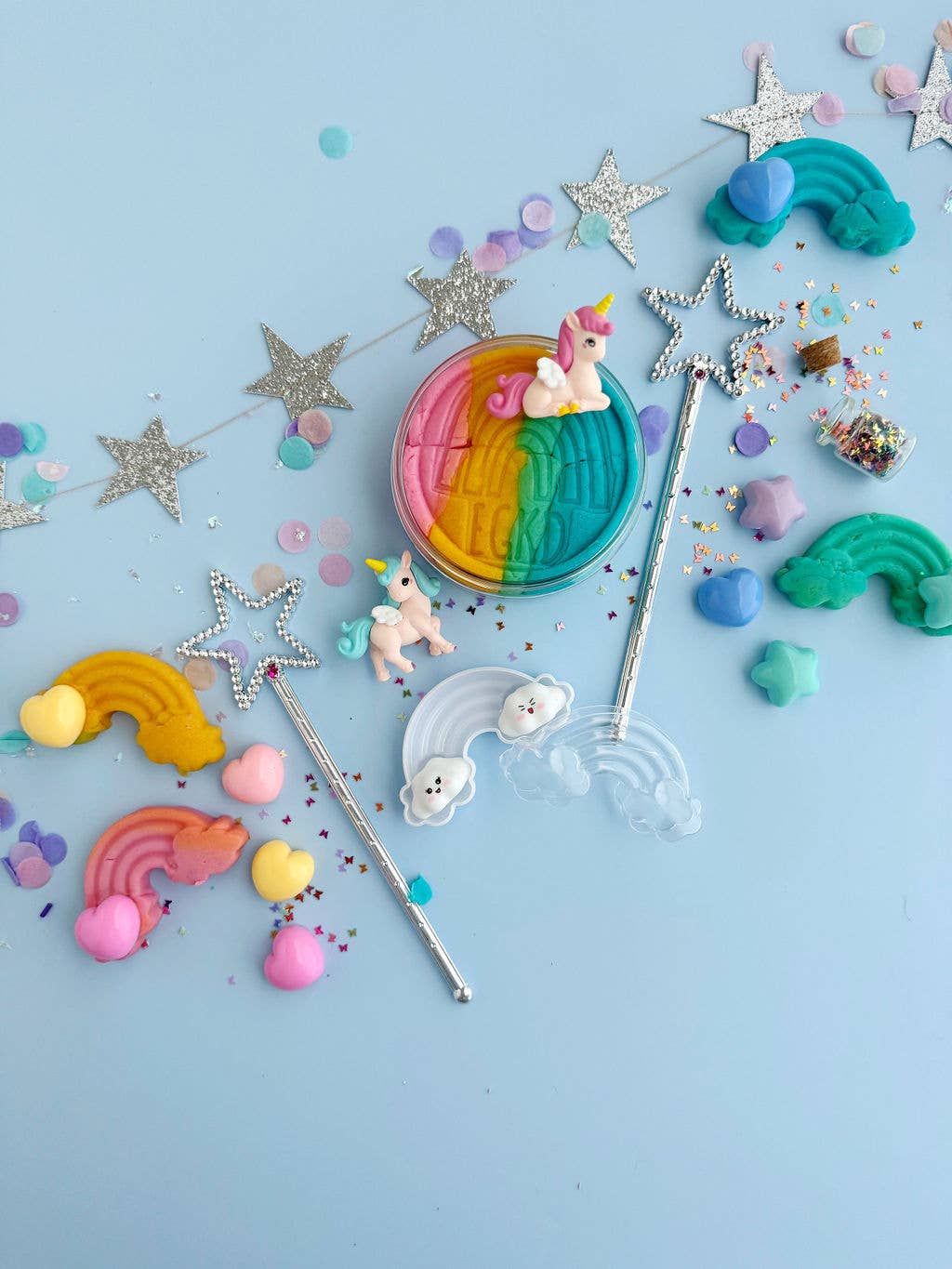 KidDough Play Kit - Unicorn (Rainbow Sherbet)