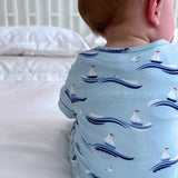 Zip Romper - Cape Cod Sailboat