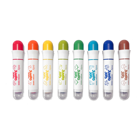 Jumbo Jots Dual Tip Stamp Markers - Dinosaur