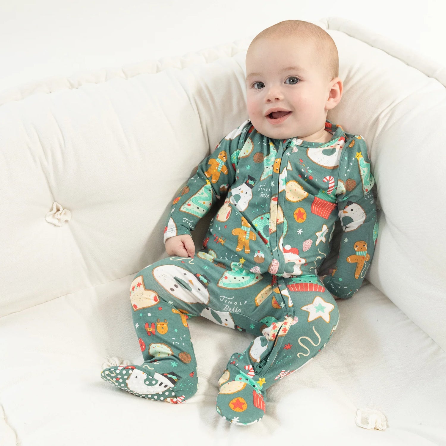 Zip Footie - Christmas Treats