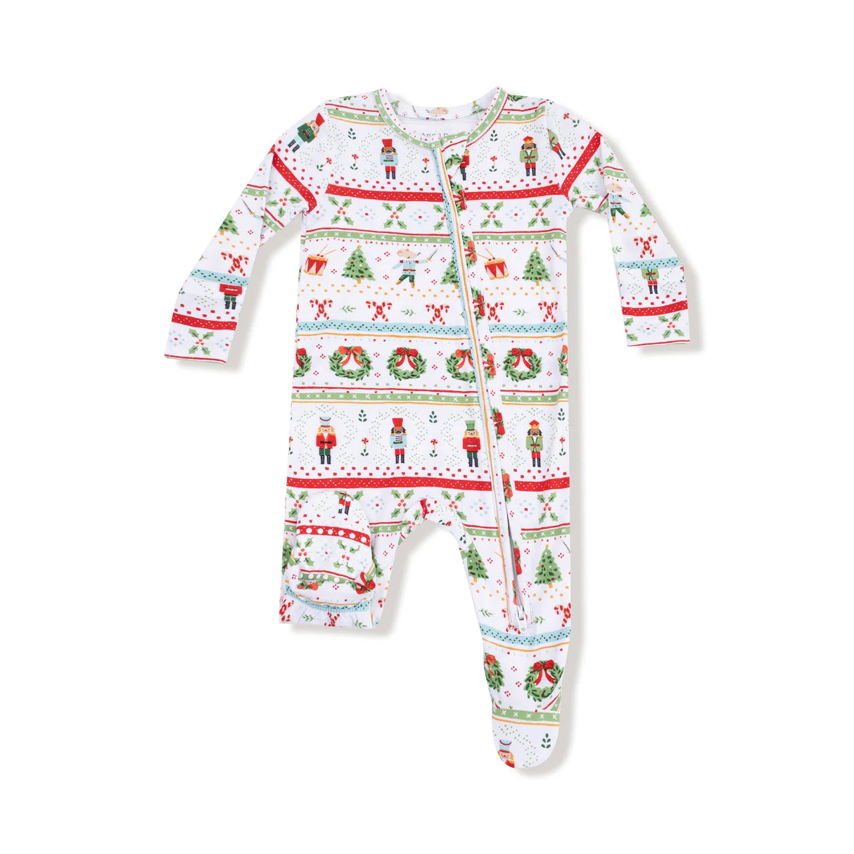 Zip Footie - Nutcracker Fair Isle