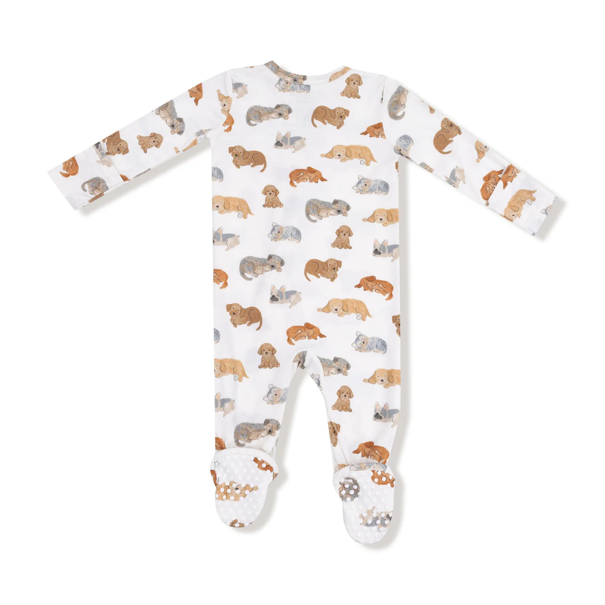 Zip Footie - Napping Puppies