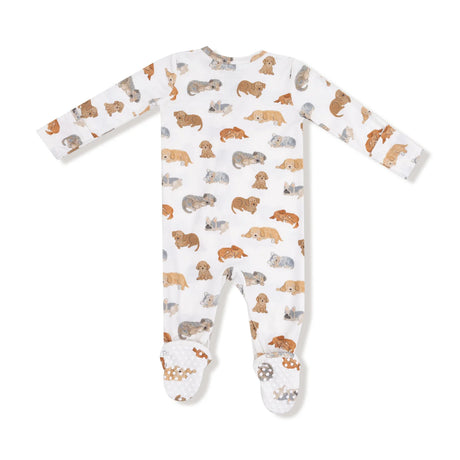 Zip Footie - Napping Puppies