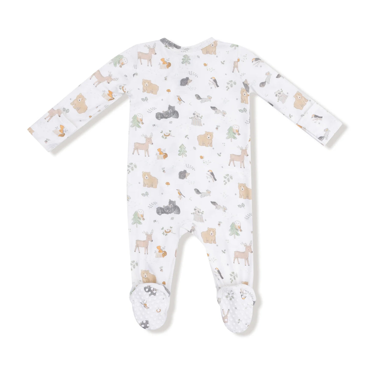 Zip Footie - Woodland Babies