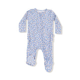 Ruffle Zip Footie - Country Calico