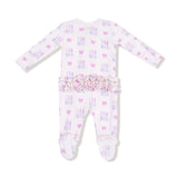Ruffle Zip Footie - Lil Sis