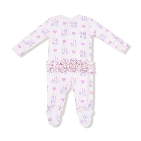 Ruffle Zip Footie - Lil Sis