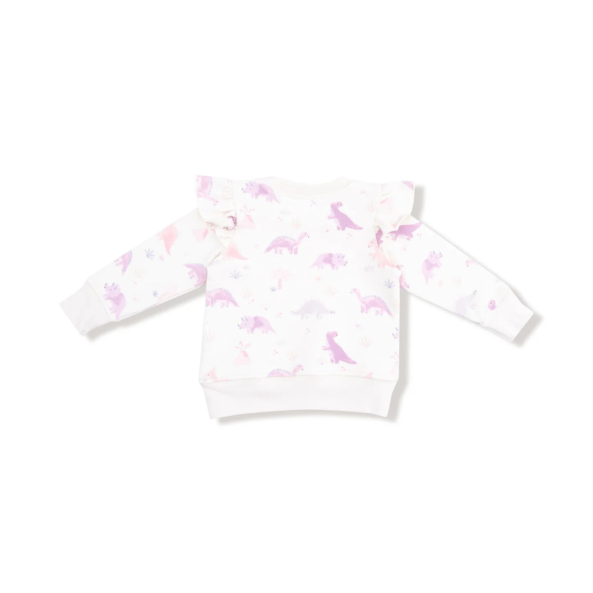 Ruffle Sweatshirt and Joggers - Soft Dinos