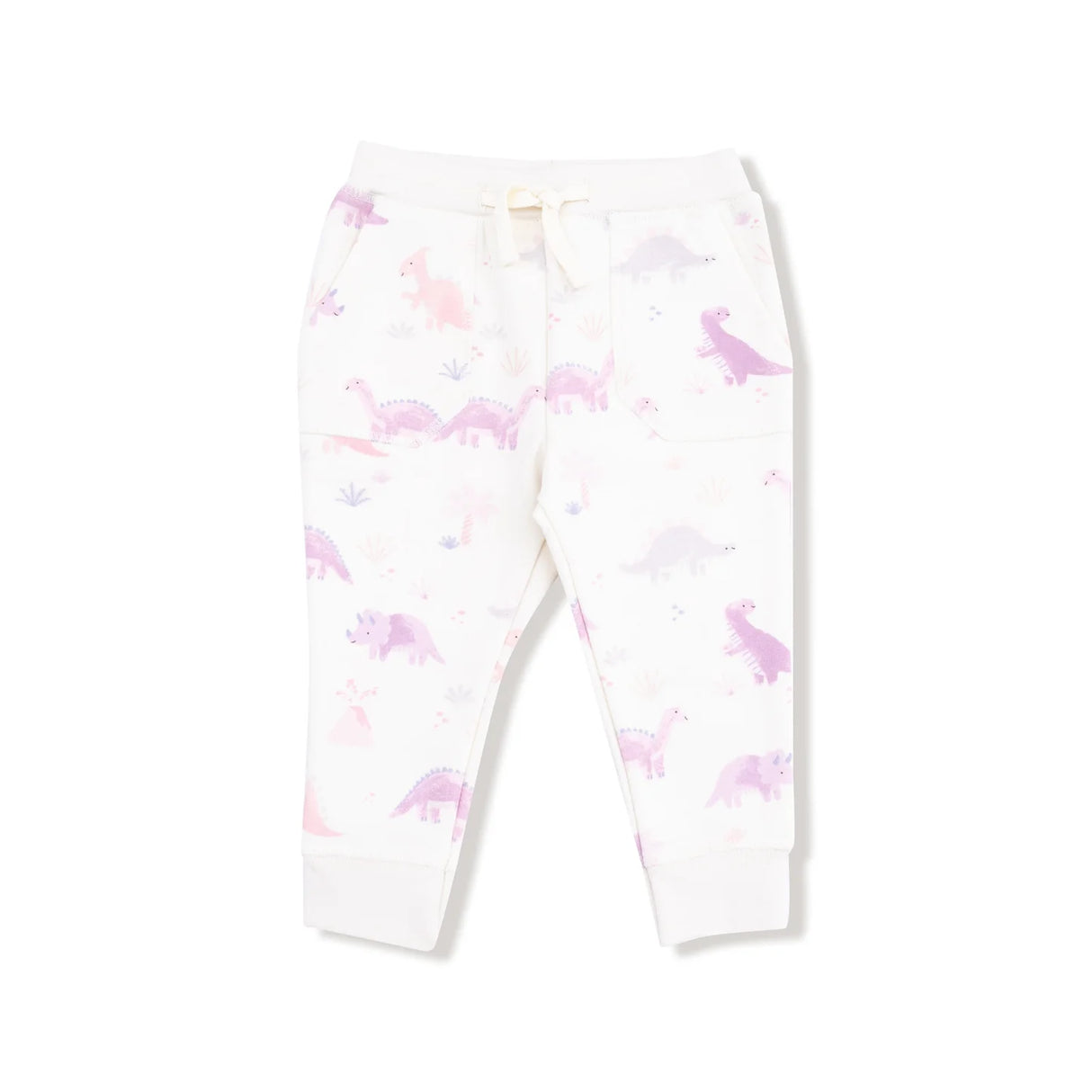 Ruffle Sweatshirt and Joggers - Soft Dinos