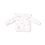 Ruffle Sweatshirt and Joggers - Soft Dinos