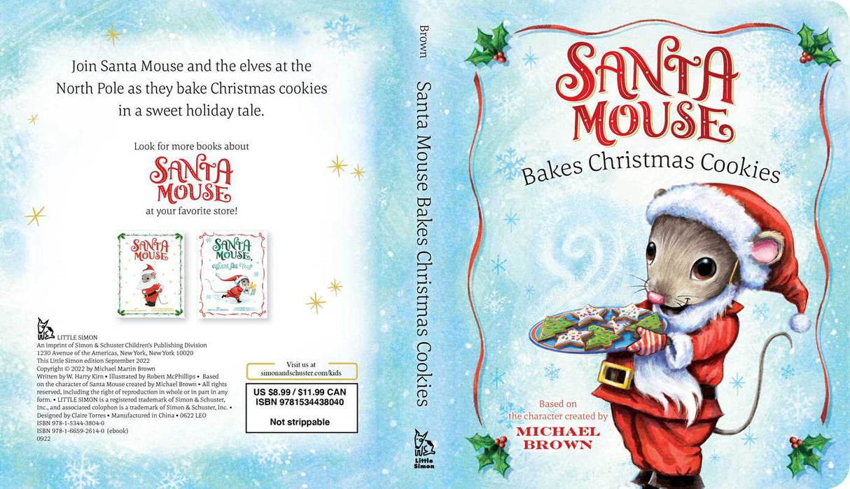 Santa Mouse Bakes Christmas Cookies