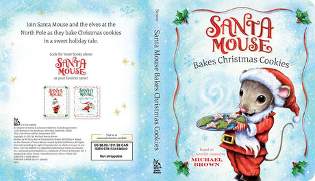 Santa Mouse Bakes Christmas Cookies