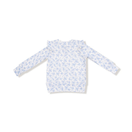 Ruffle Shoulder Tee and Flares - Romi Floral