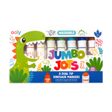 Jumbo Jots Dual Tip Stamp Markers - Dinosaur